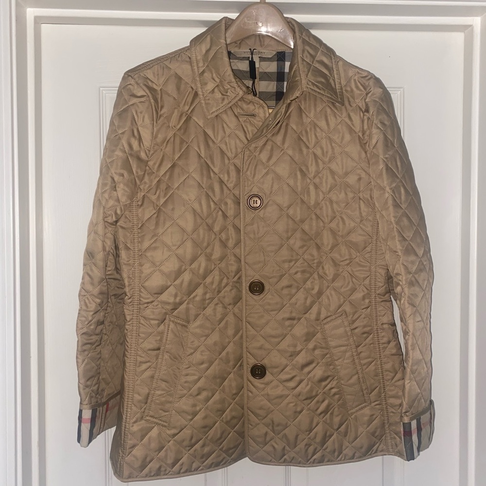 Tan Burberry Jacket